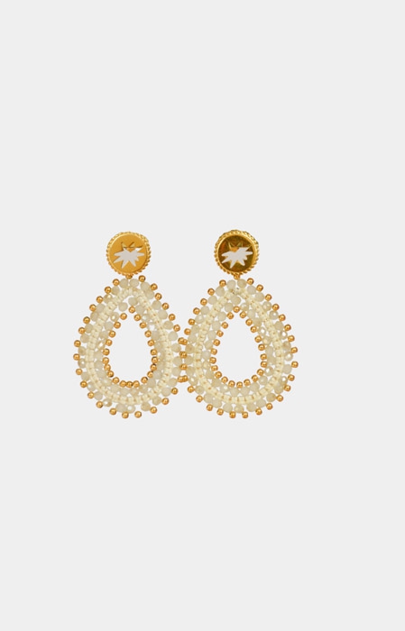 Aimee earrings beige