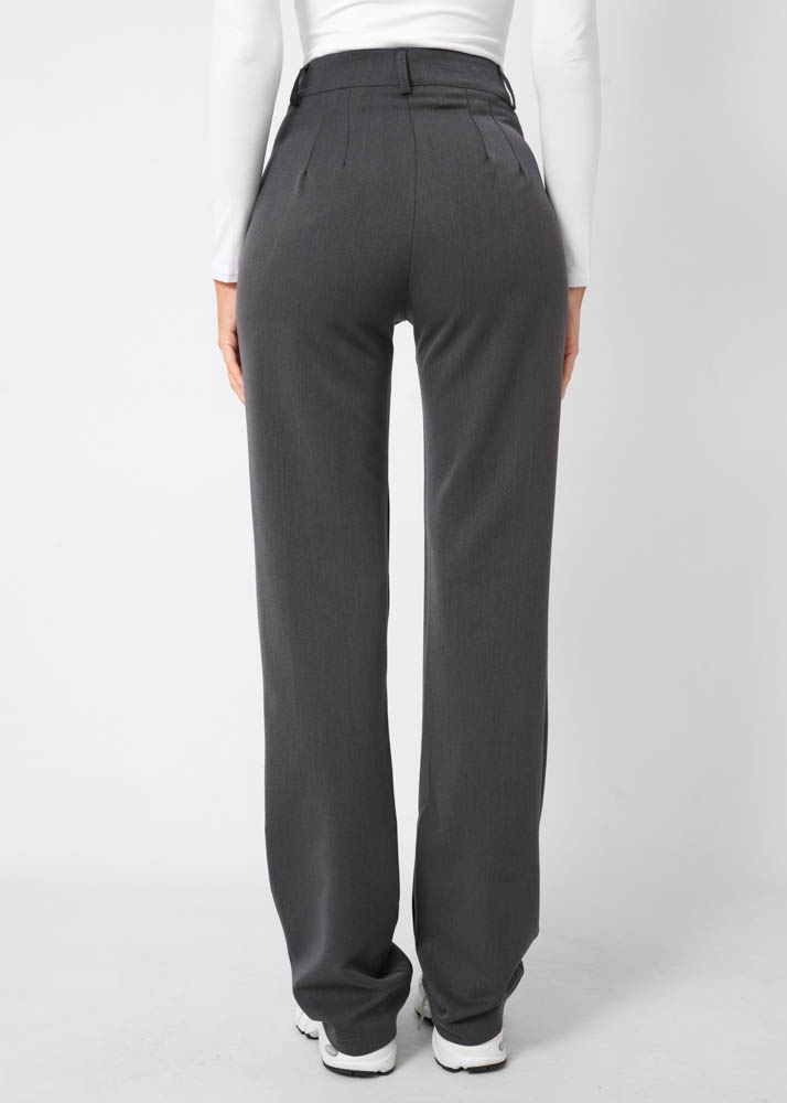 Romy trousers tall dark grey