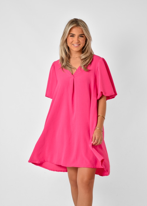 Zoe dress fuchsia