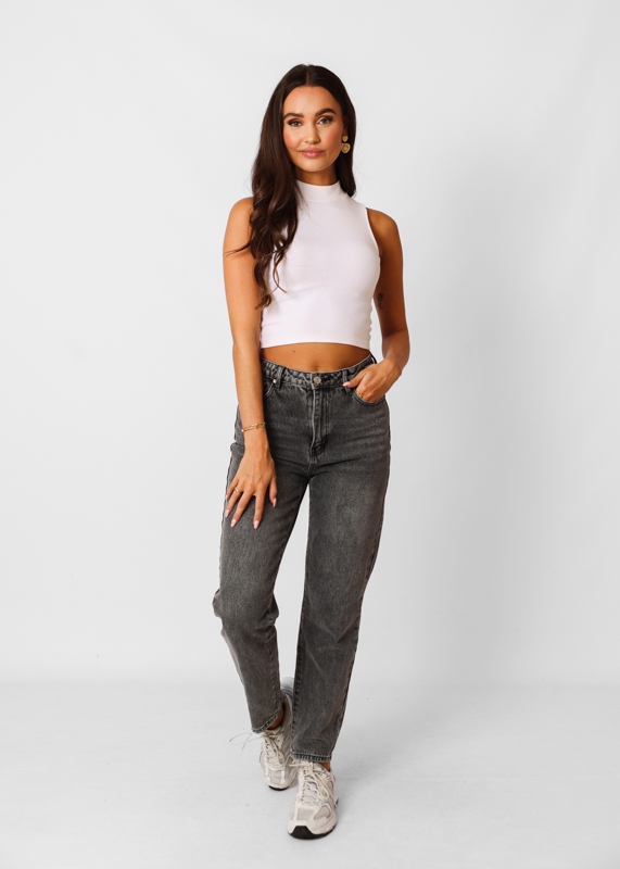 Mom jeans gray