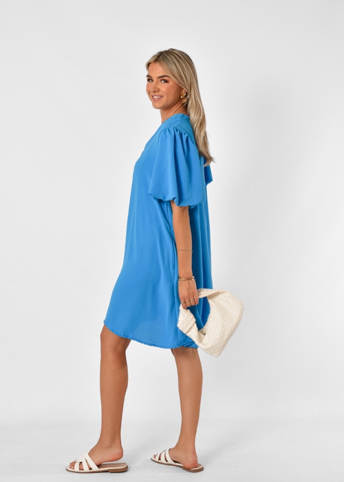 Zoe dress cobalt
