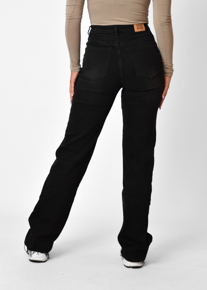Straight leg stretch black