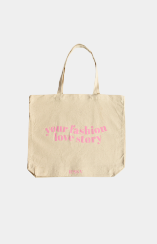 Tess V canvas bag cream