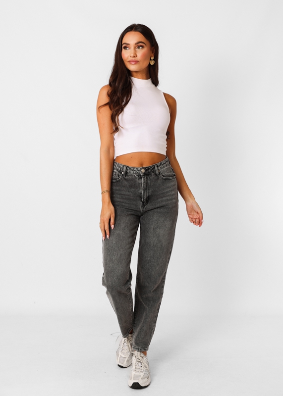 Mom jeans gray