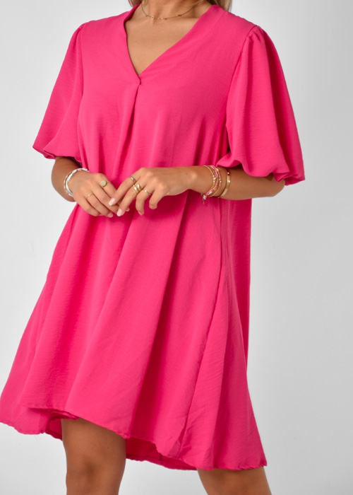 Zoe dress fuchsia