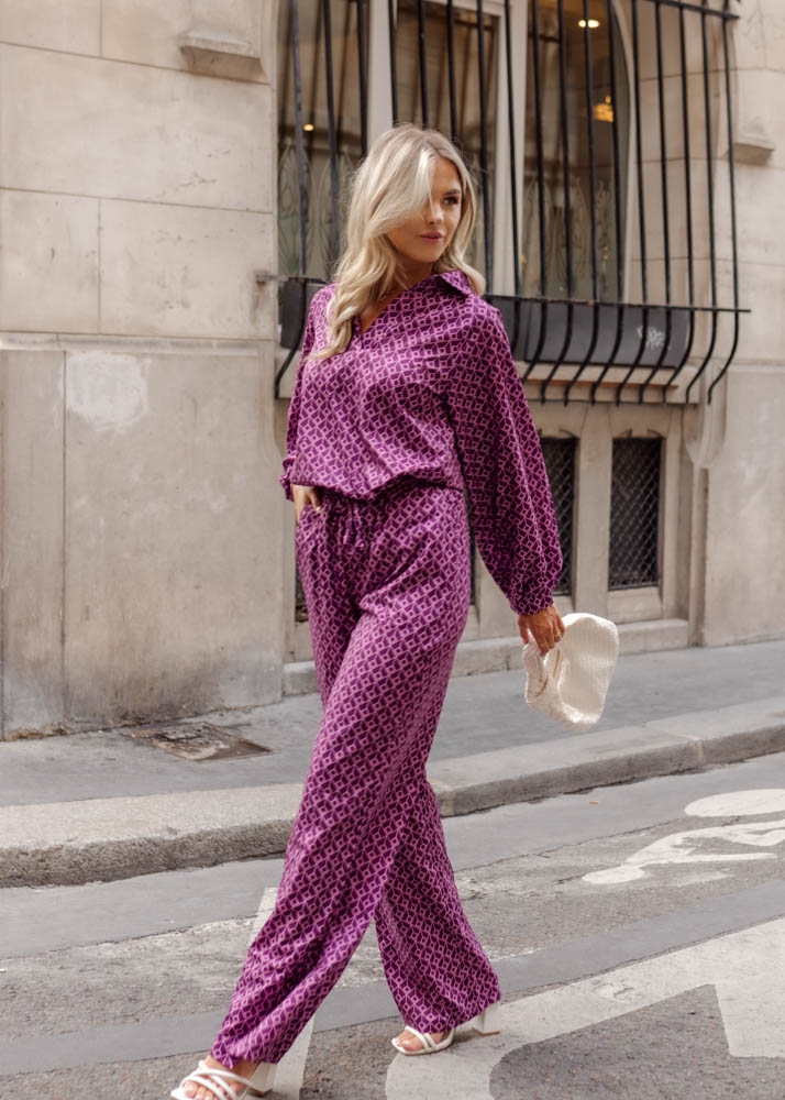 Abby trousers purple