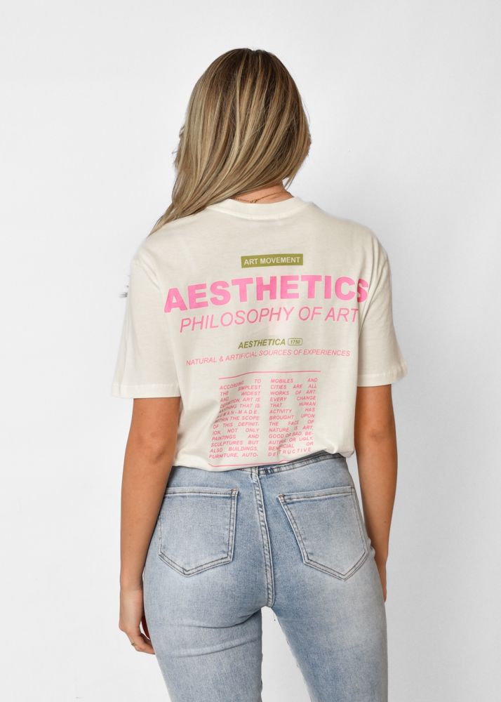 Aesthetics t-shirt white