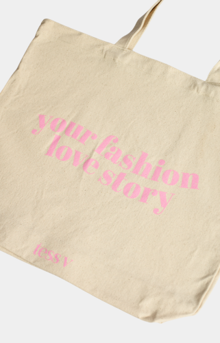Tess V canvas bag cream