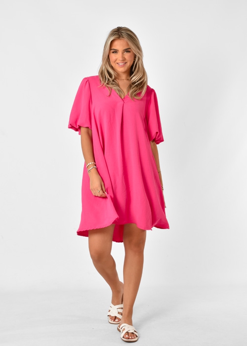 Zoe dress fuchsia