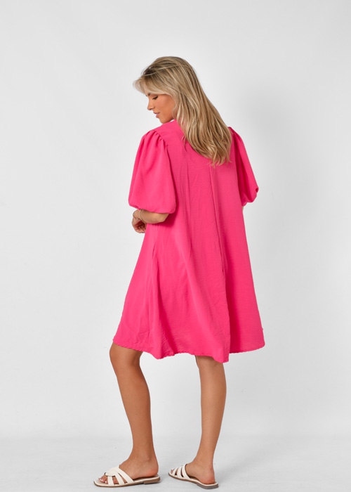 Zoe dress fuchsia